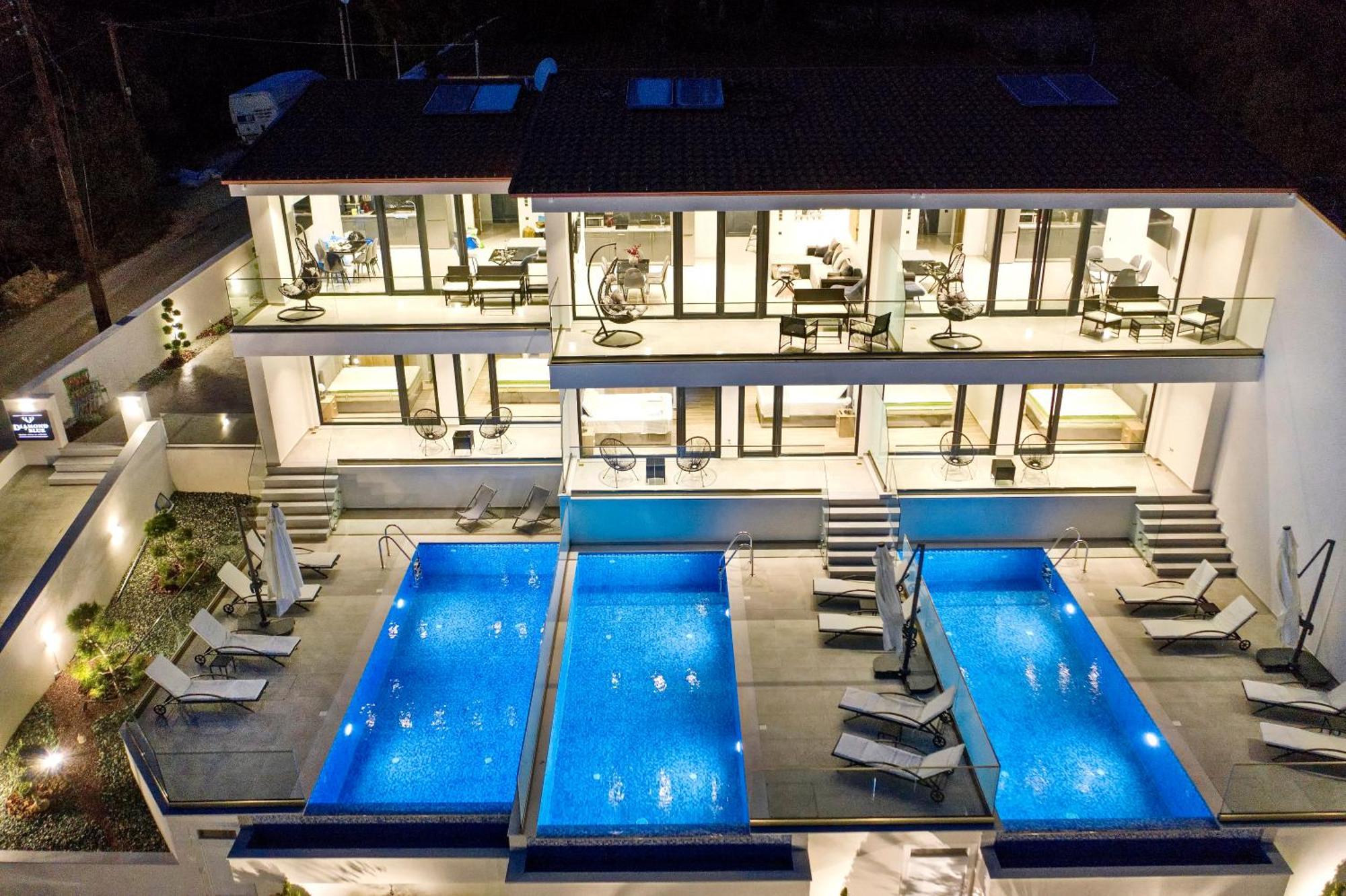 Diamond Blue Villas Lefkada Nydri  Bagian luar foto