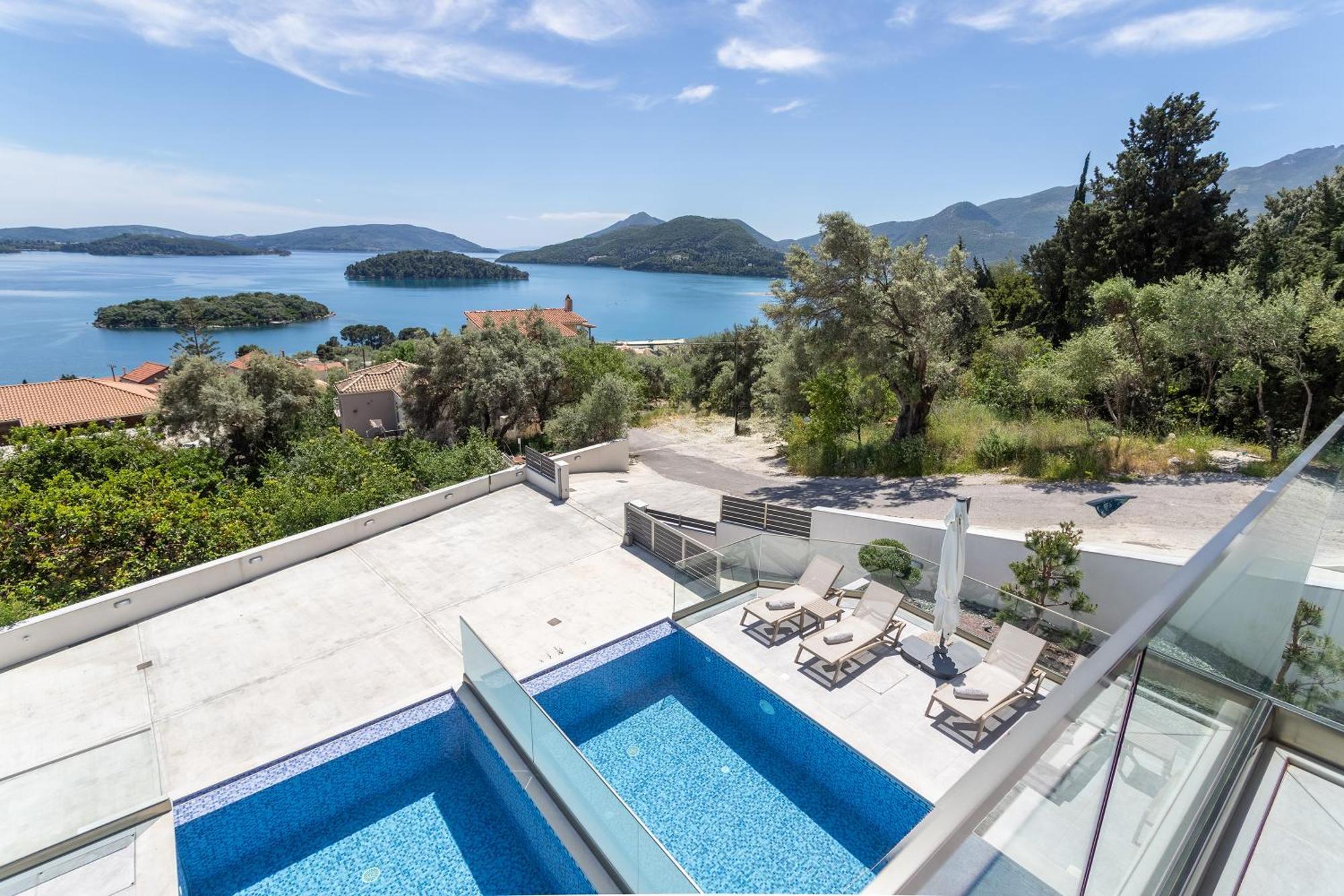 Diamond Blue Villas Lefkada Nydri  Bagian luar foto